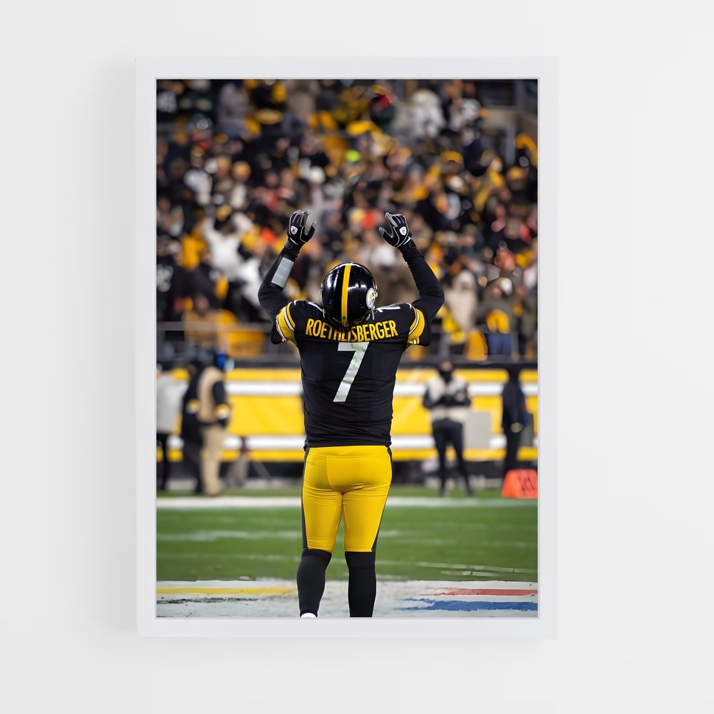 ap-ben roethlisberger-1 cadre Blanc