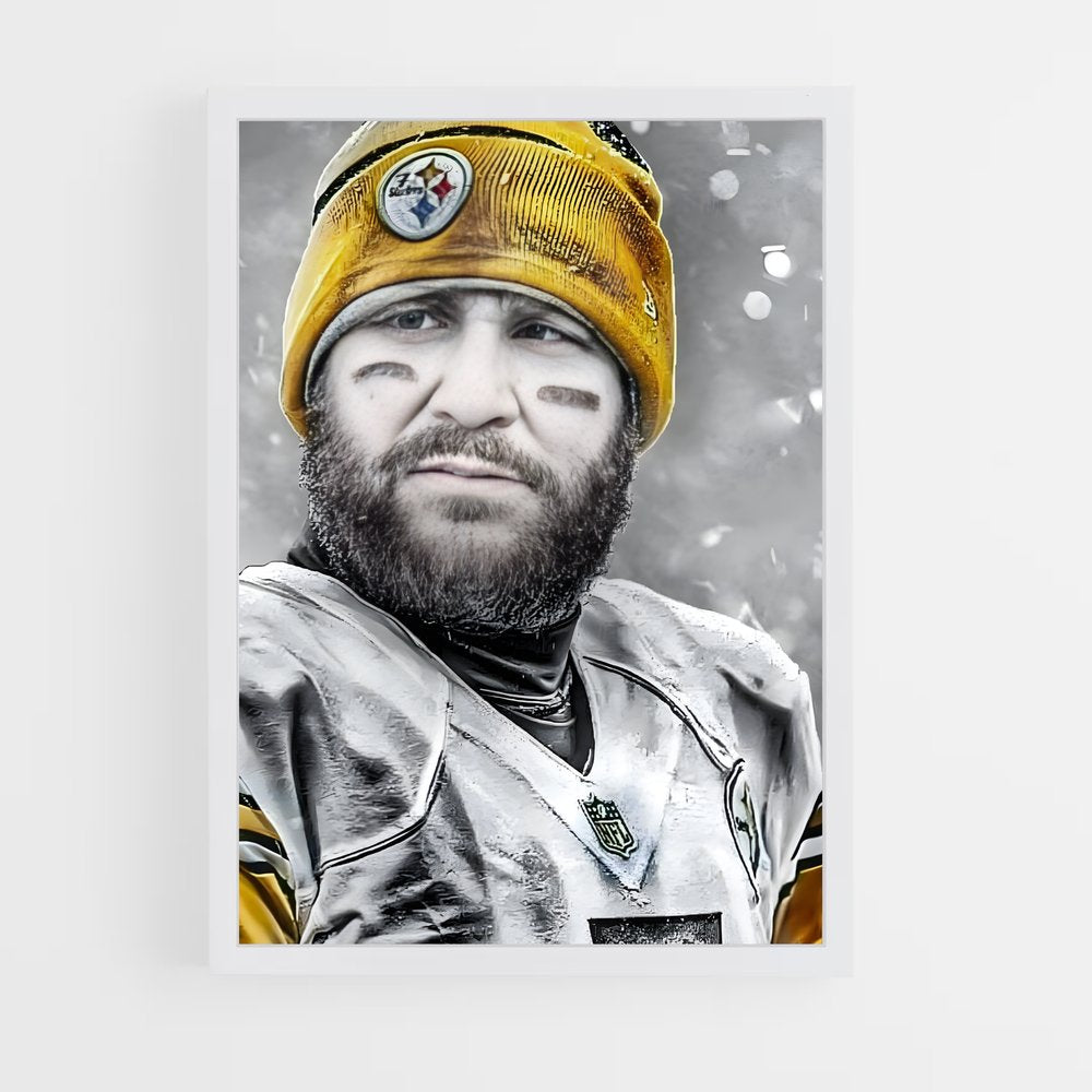 ap-ben roethlisberger-5 cadre Blanc