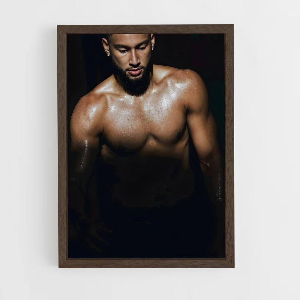 ap-ben simmons-1 cadre Bois foncé
