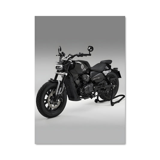 Poster Noir et Blanc sur Roues