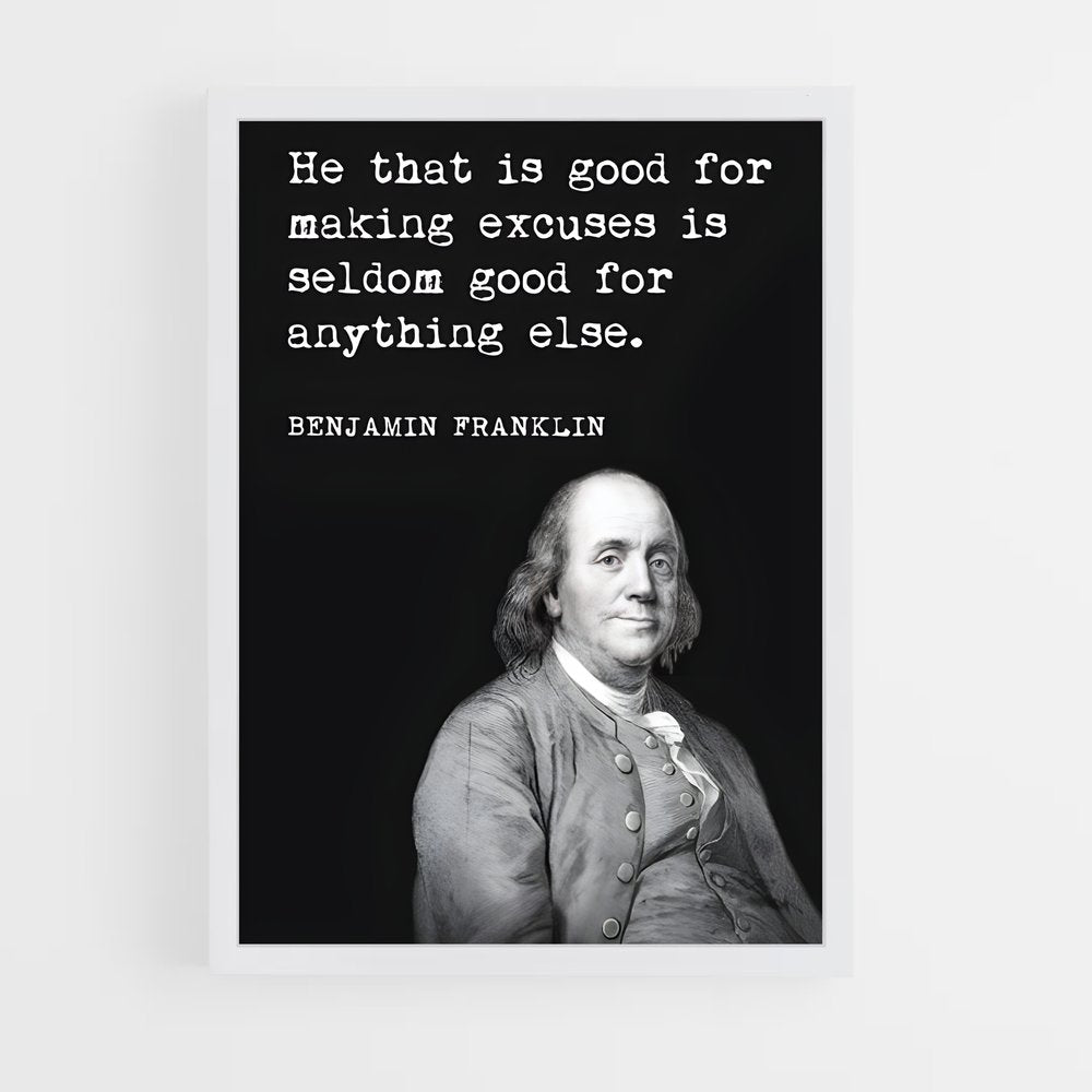 ap-benjamin franklin-2 cadre Blanc