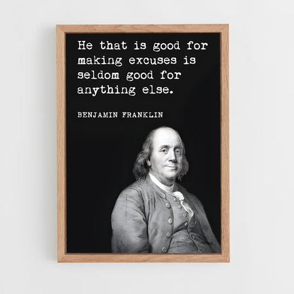 ap-benjamin franklin-2 cadre Bois clair