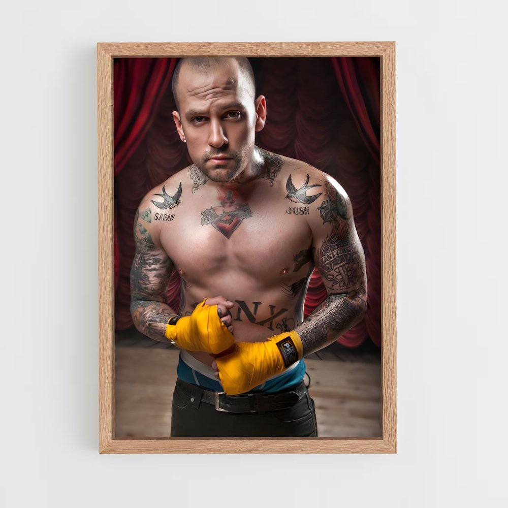 ap-benji madden-6 cadre Bois clair