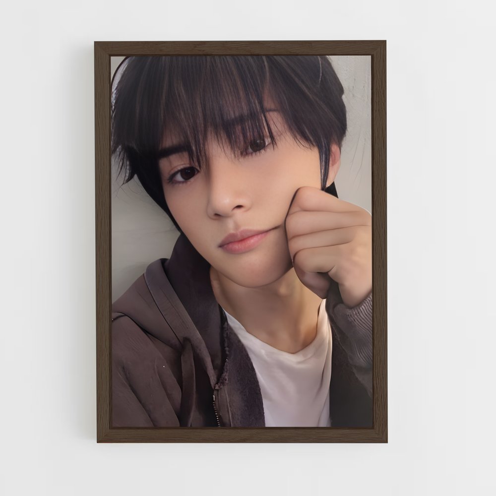 ap-beomgyu-5 cadre Bois foncé