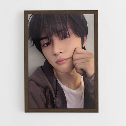 ap-beomgyu-5 cadre Bois foncé