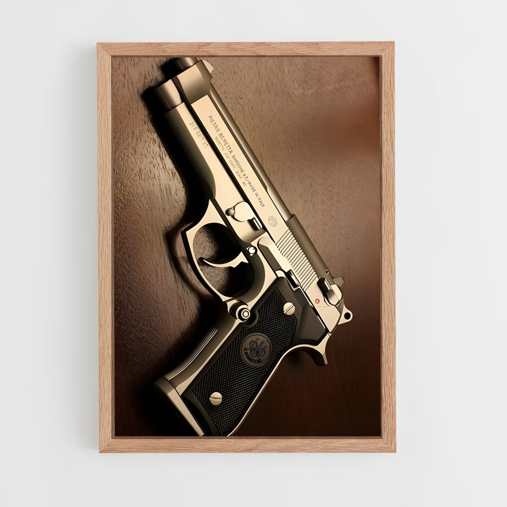 ap-beretta 92-2 cadre Bois clair
