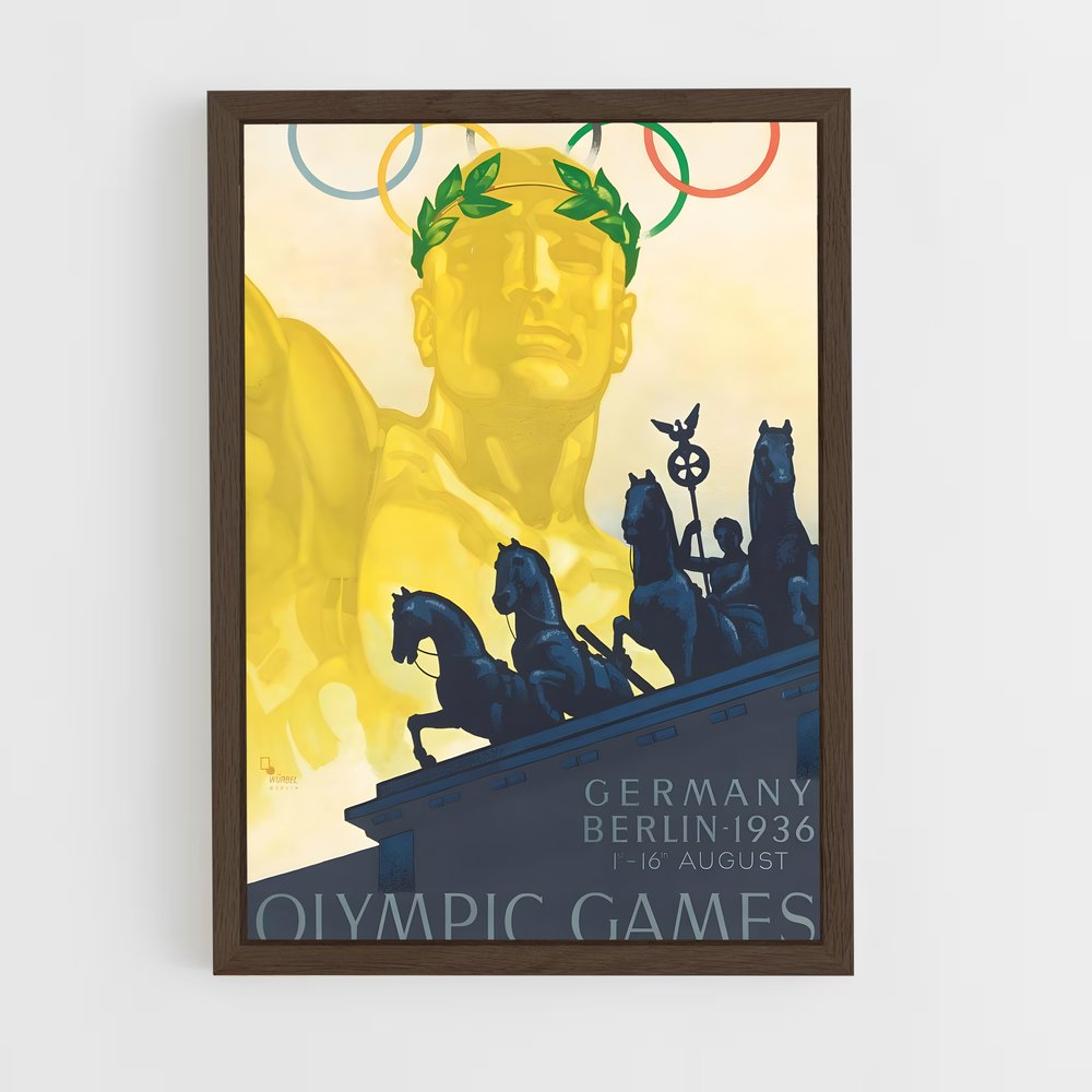 ap-berlin 1936-1 cadre Bois foncé