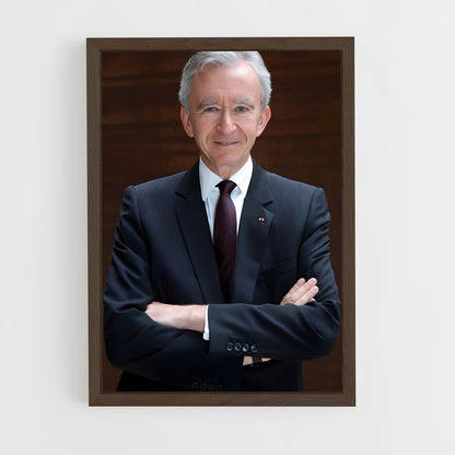ap-bernard arnault-1 cadre Bois foncé