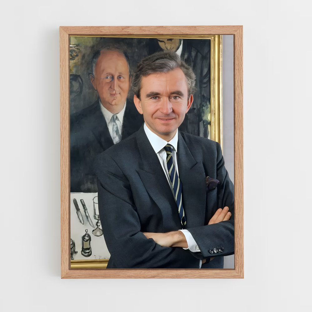 ap-bernard arnault-2 cadre Bois clair