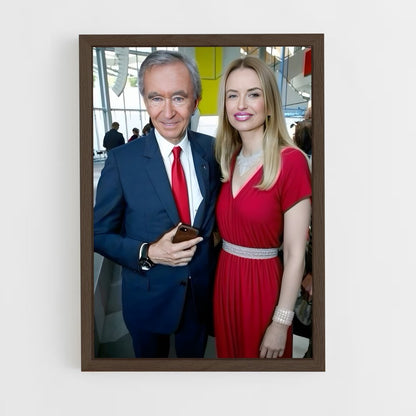 ap-bernard arnault-6 cadre Bois foncé