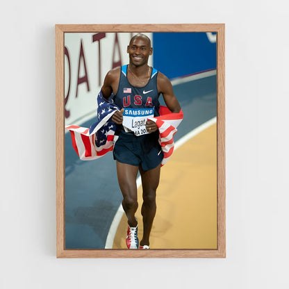 ap-bernard lagat-1 cadre Bois clair