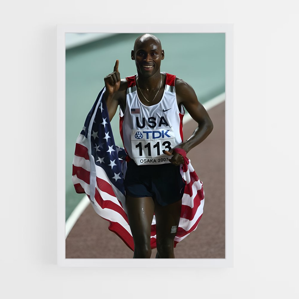 ap-bernard lagat-4 cadre Blanc