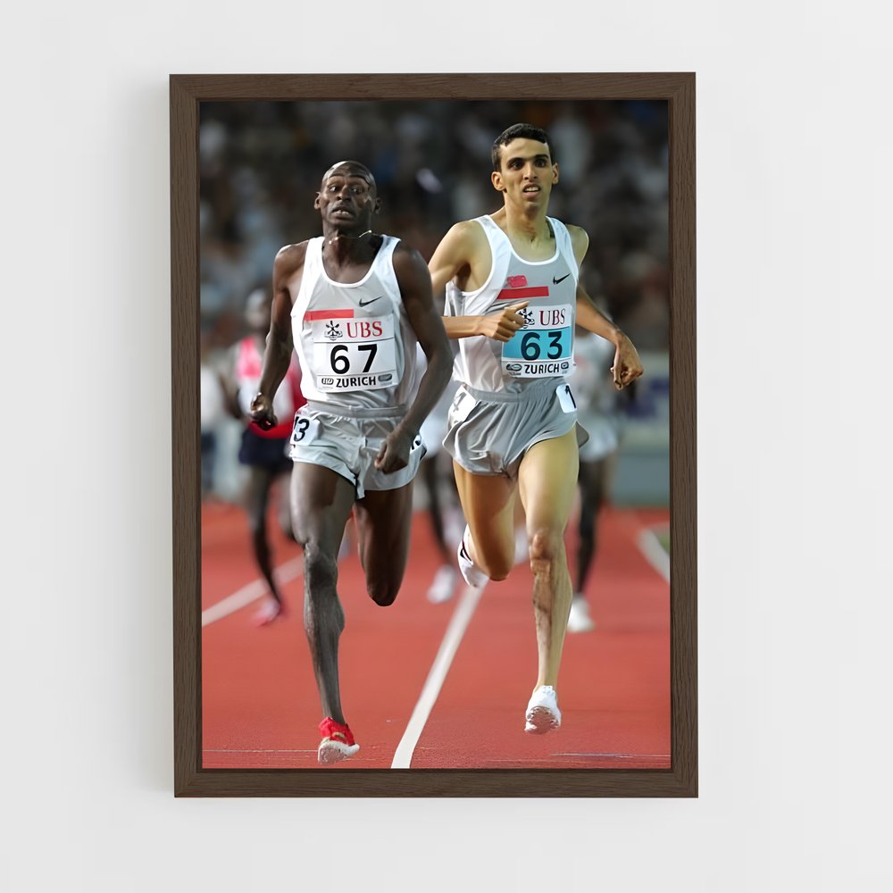 ap-bernard lagat-5 cadre Bois foncé