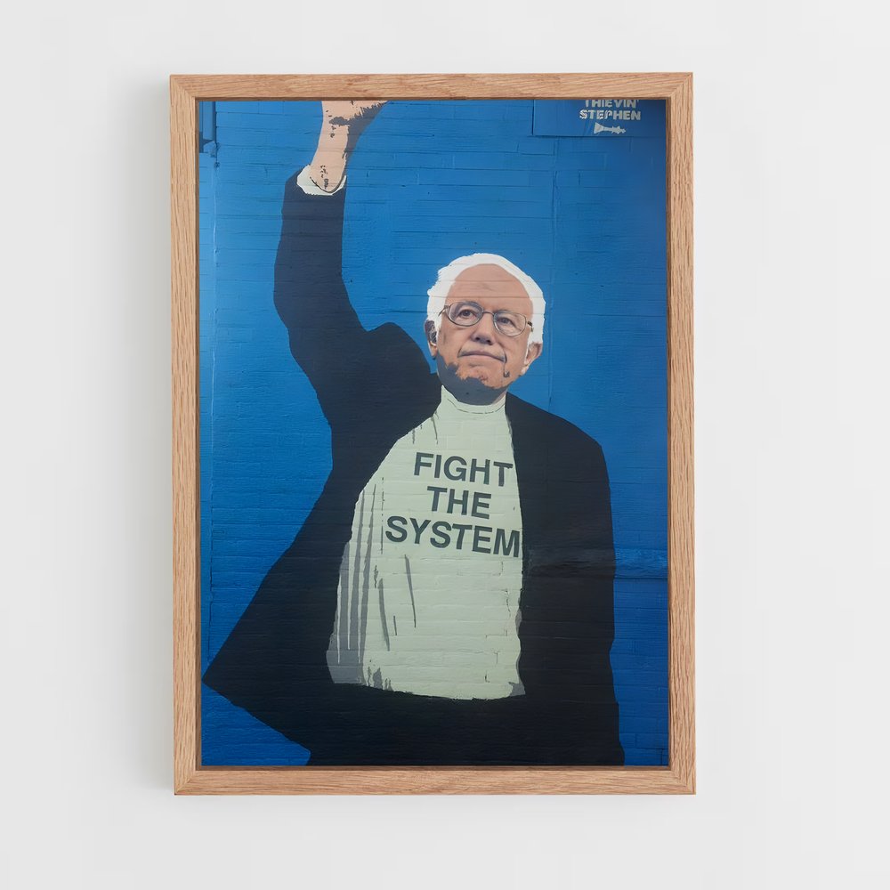 ap-bernie sanders-1 cadre Bois clair