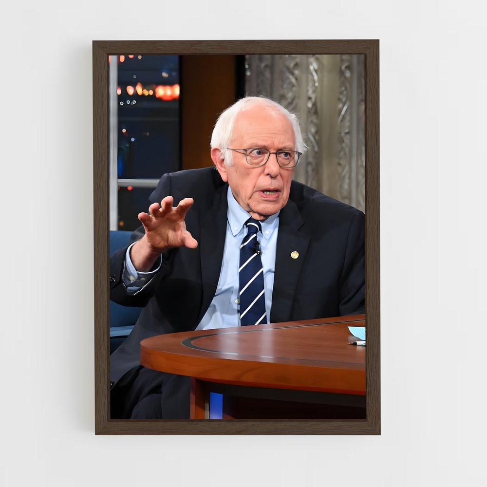 ap-bernie sanders-5 cadre Bois foncé