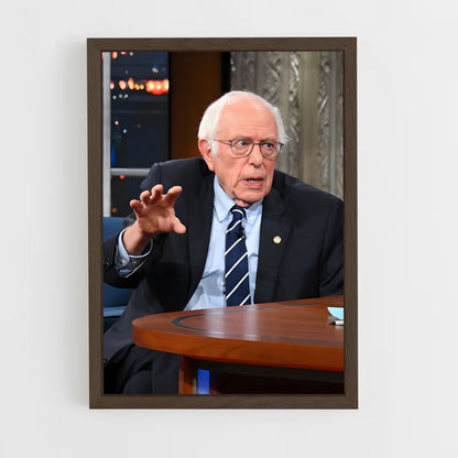 ap-bernie sanders-5 cadre Bois foncé