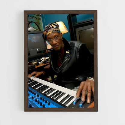 ap-bernie worrell-1 cadre Bois foncé