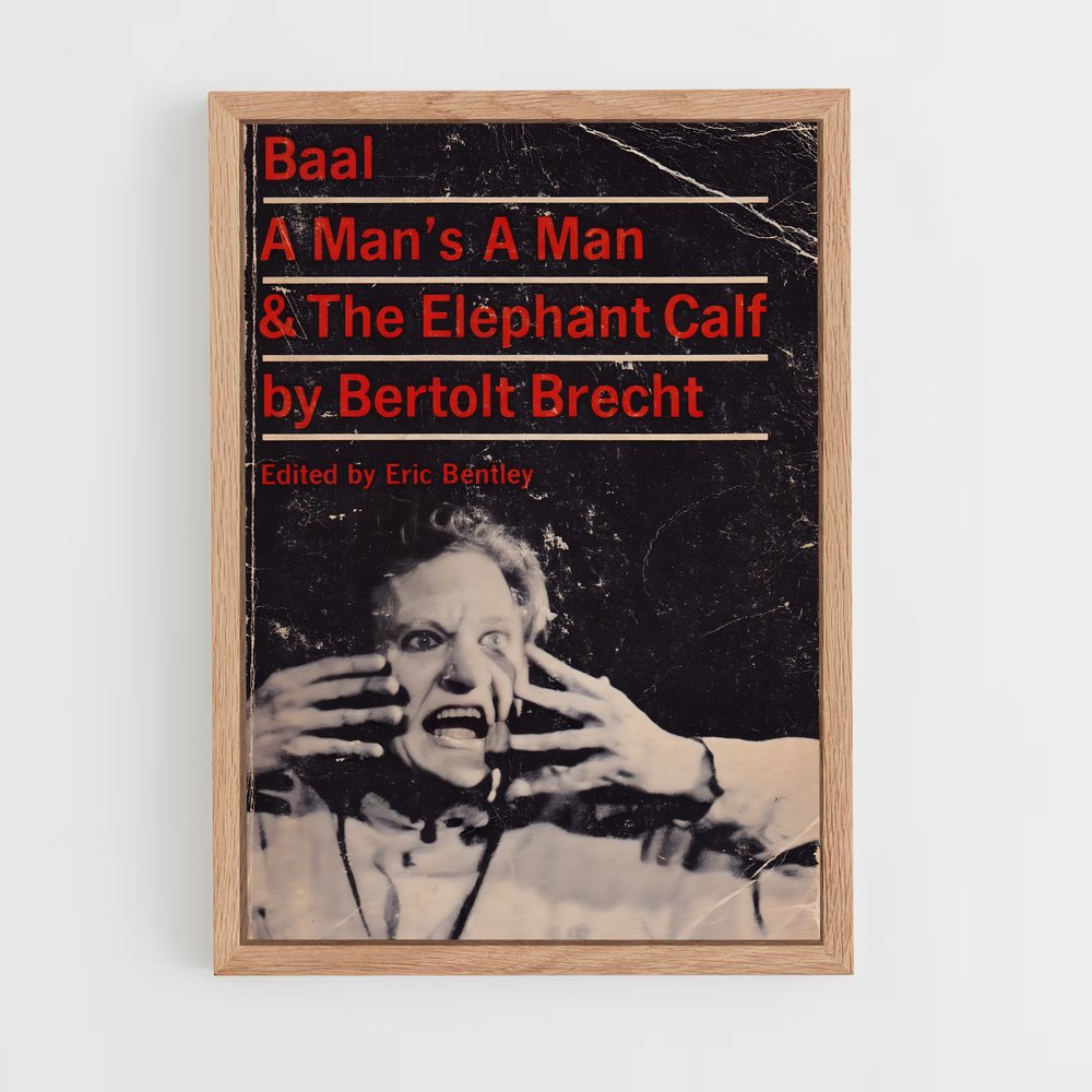 ap-bertolt brecht-3 cadre Bois clair