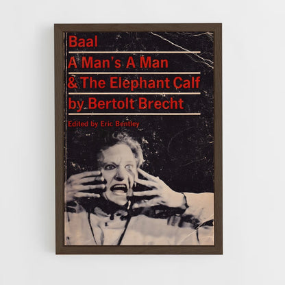 ap-bertolt brecht-3 cadre Bois foncé