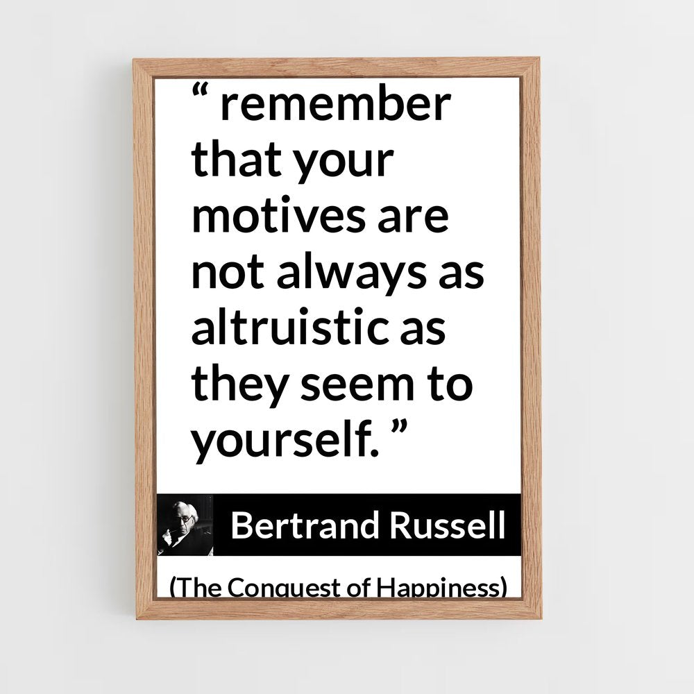 ap-bertrand russell-3 cadre Bois clair