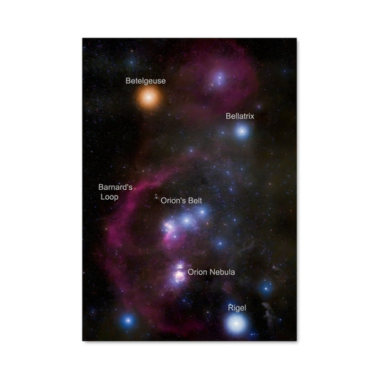 Poster Constellations de Léon