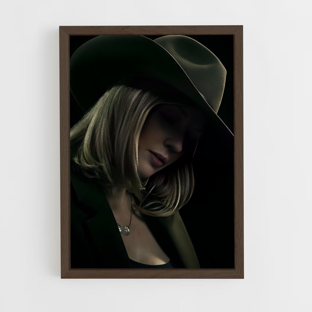 ap-beth dutton-1 cadre Bois foncé