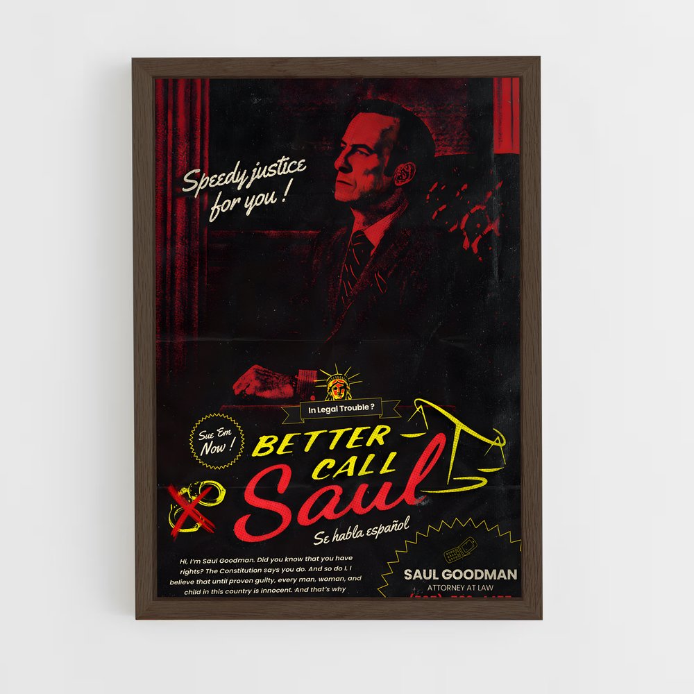 ap-better call saul-4 cadre Bois foncé