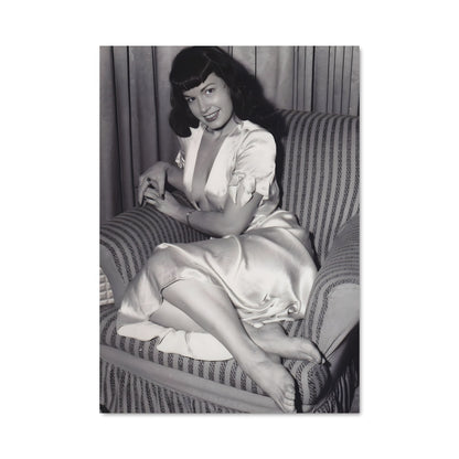 Poster Bettie et le Canapé Chic