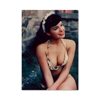 Poster Bettie à la Plage