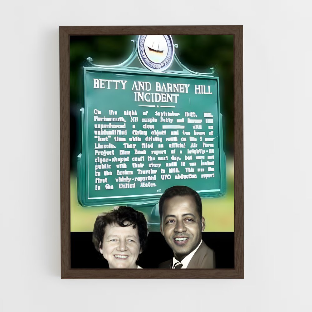 ap-betty barney hill-1 cadre Bois foncé