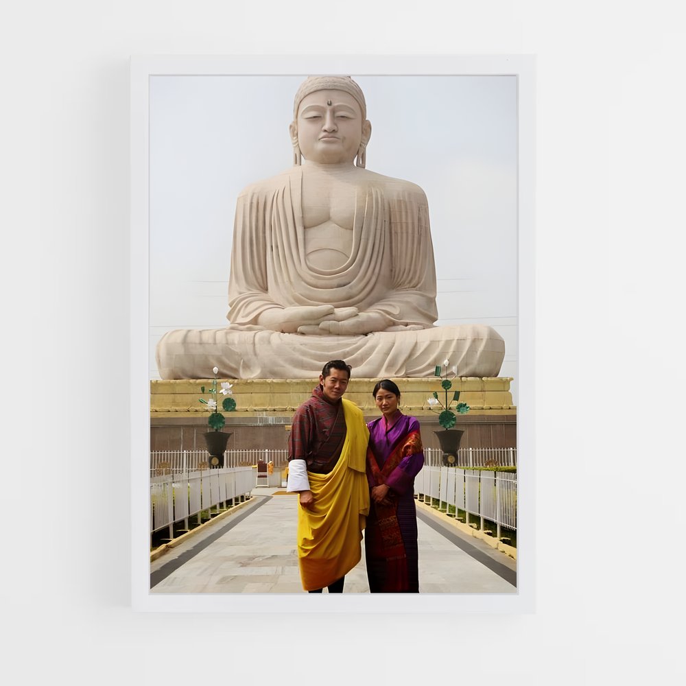 ap-bhutanese royal family-2 cadre Blanc