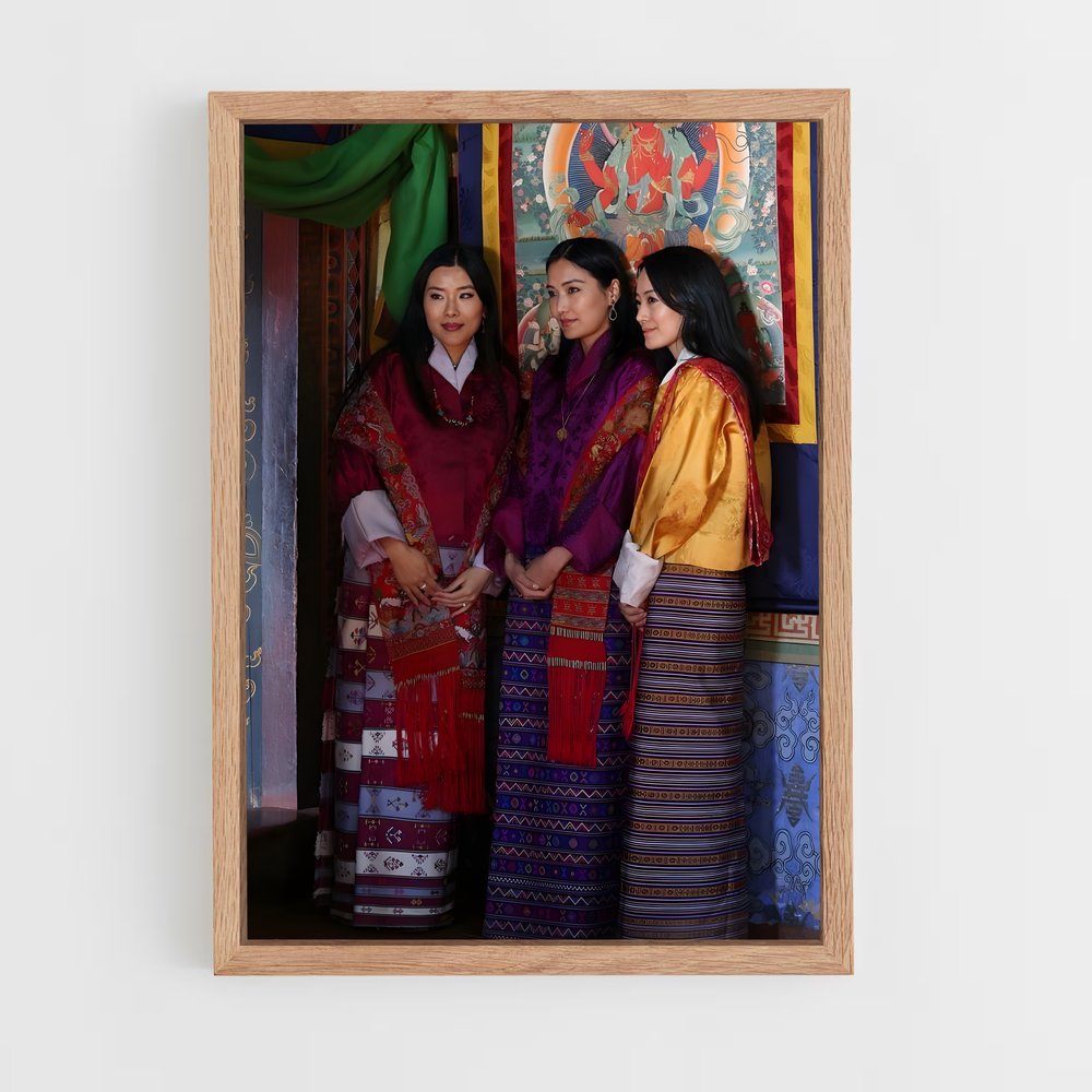 ap-bhutanese royal family-4 cadre Bois clair