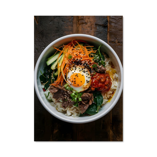 Poster Bibimbap Épicurien