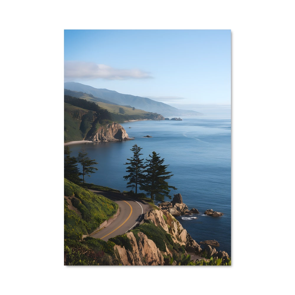 Poster Big sur cliffs 94623