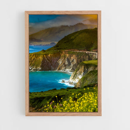 ap-big sur cliffs-10 cadre Bois clair