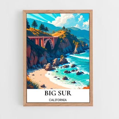 ap-big sur cliffs-5 cadre Bois clair