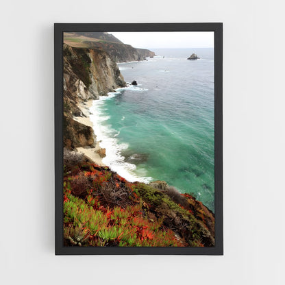 ap-big sur cliffs-7 cadre Noir