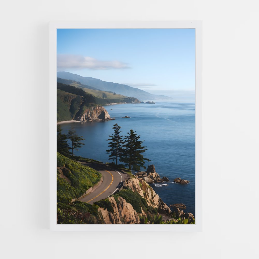 ap-big sur cliffs-8 cadre Blanc