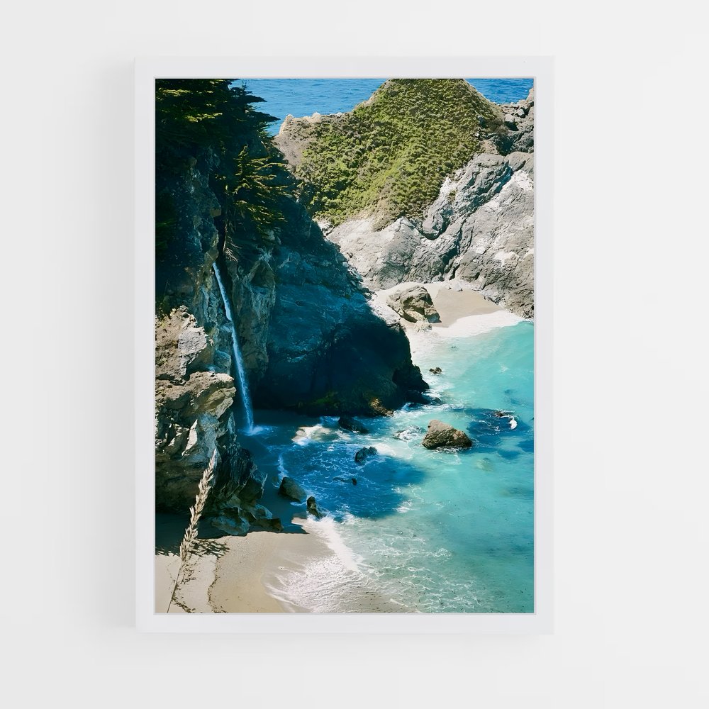 ap-big sur cliffs-9 cadre Blanc