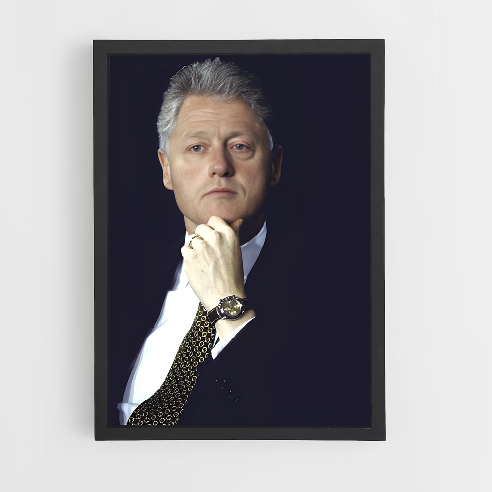 ap-bill clinton-5 cadre Noir