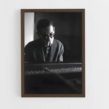 ap-bill evans-1 cadre Bois foncé