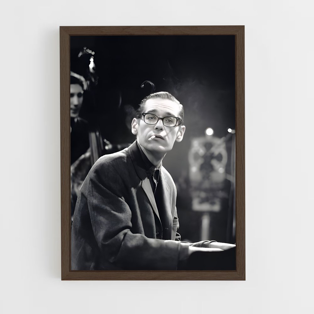ap-bill evans-3 cadre Bois foncé
