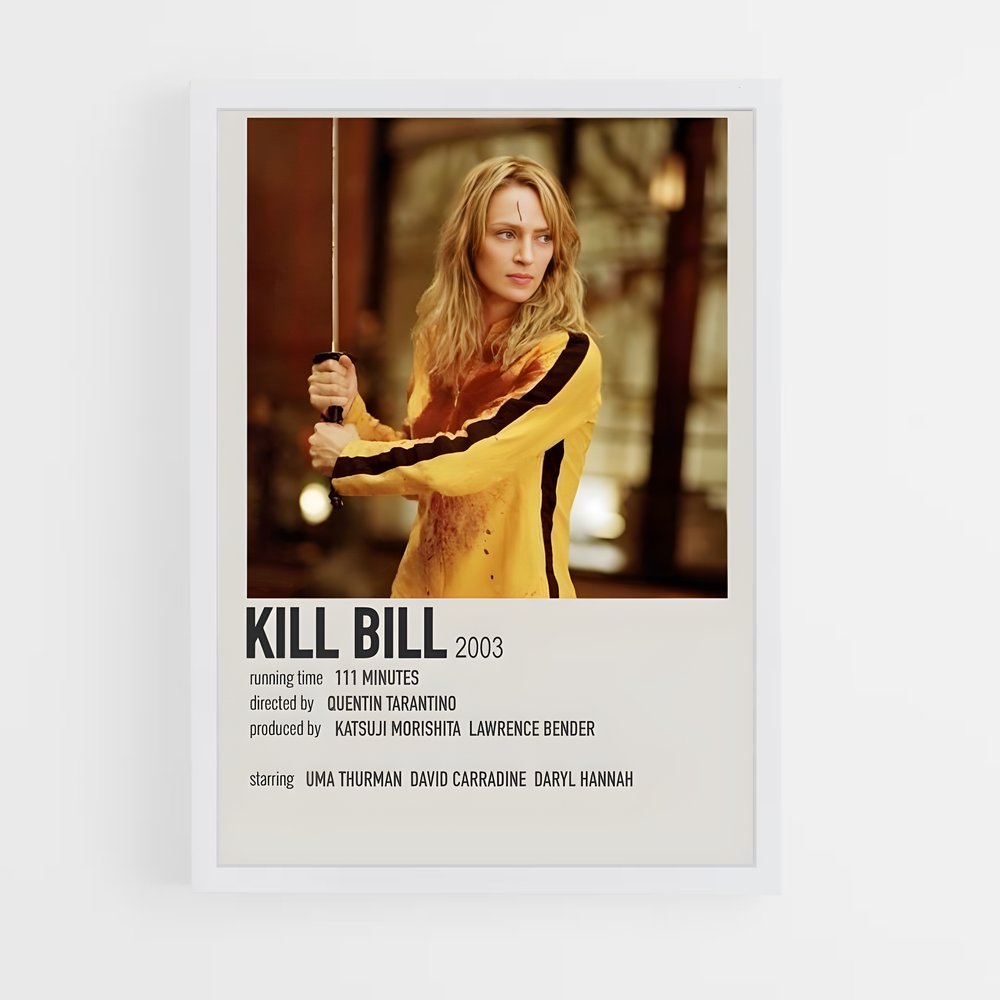 ap-bill kill bill-6 cadre Blanc