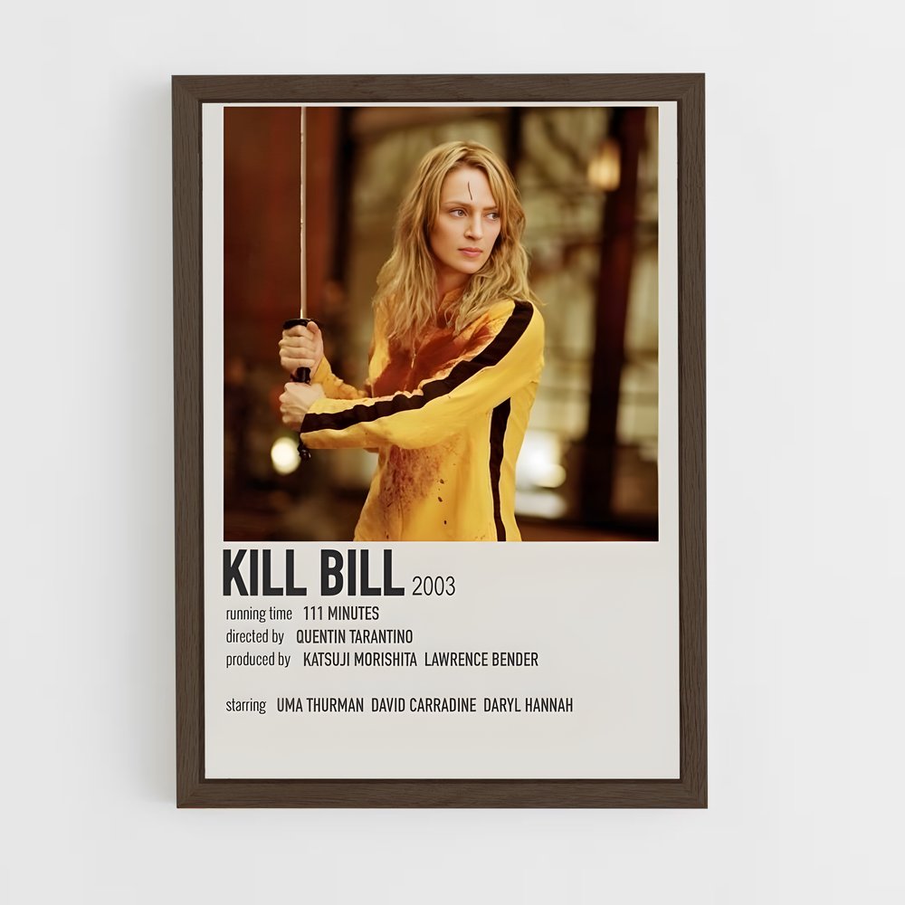 ap-bill kill bill-6 cadre Bois foncé