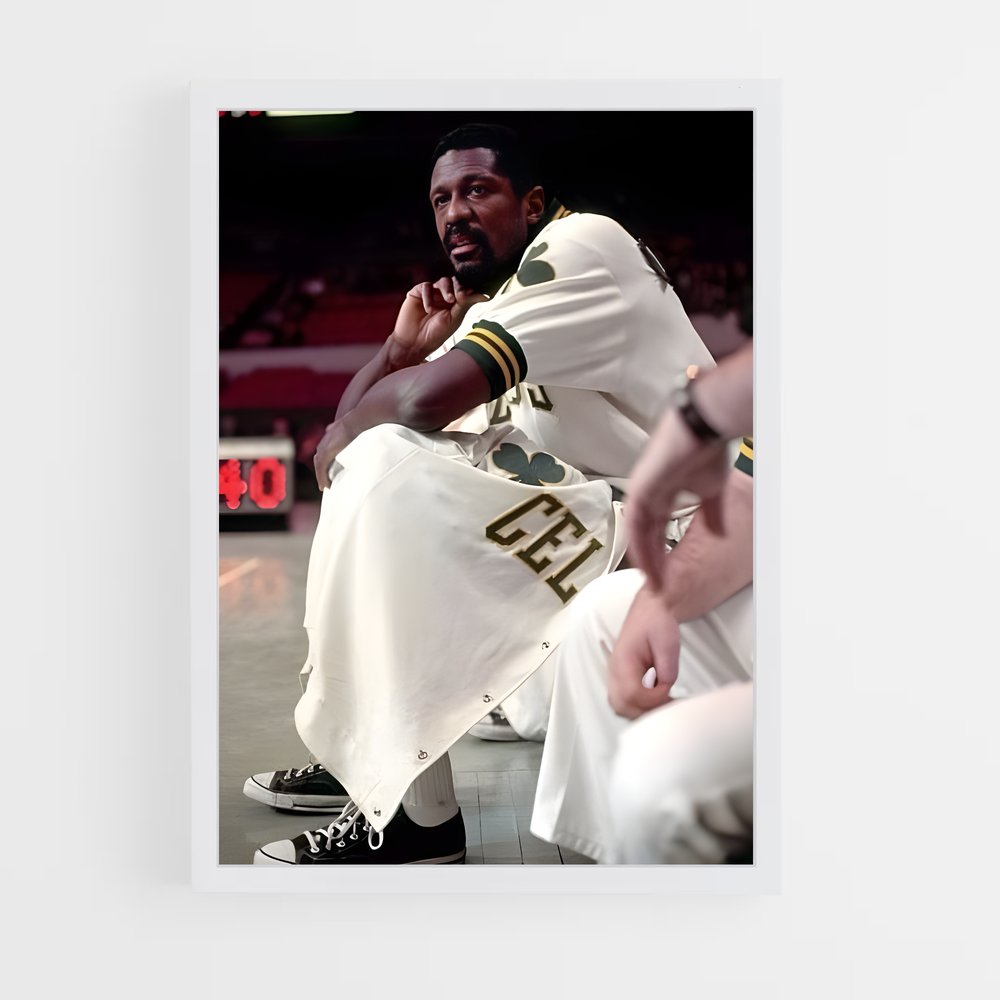 ap-bill russell-4 cadre Blanc