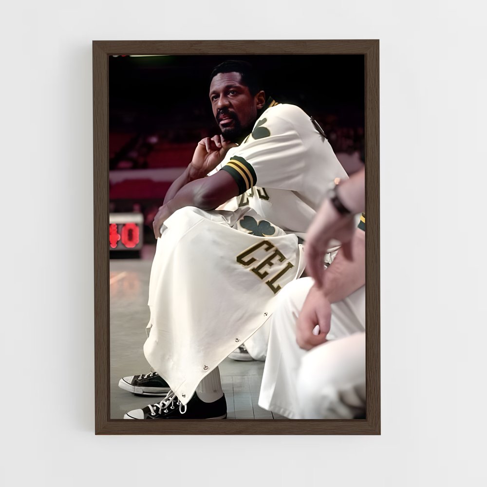 ap-bill russell-4 cadre Bois foncé