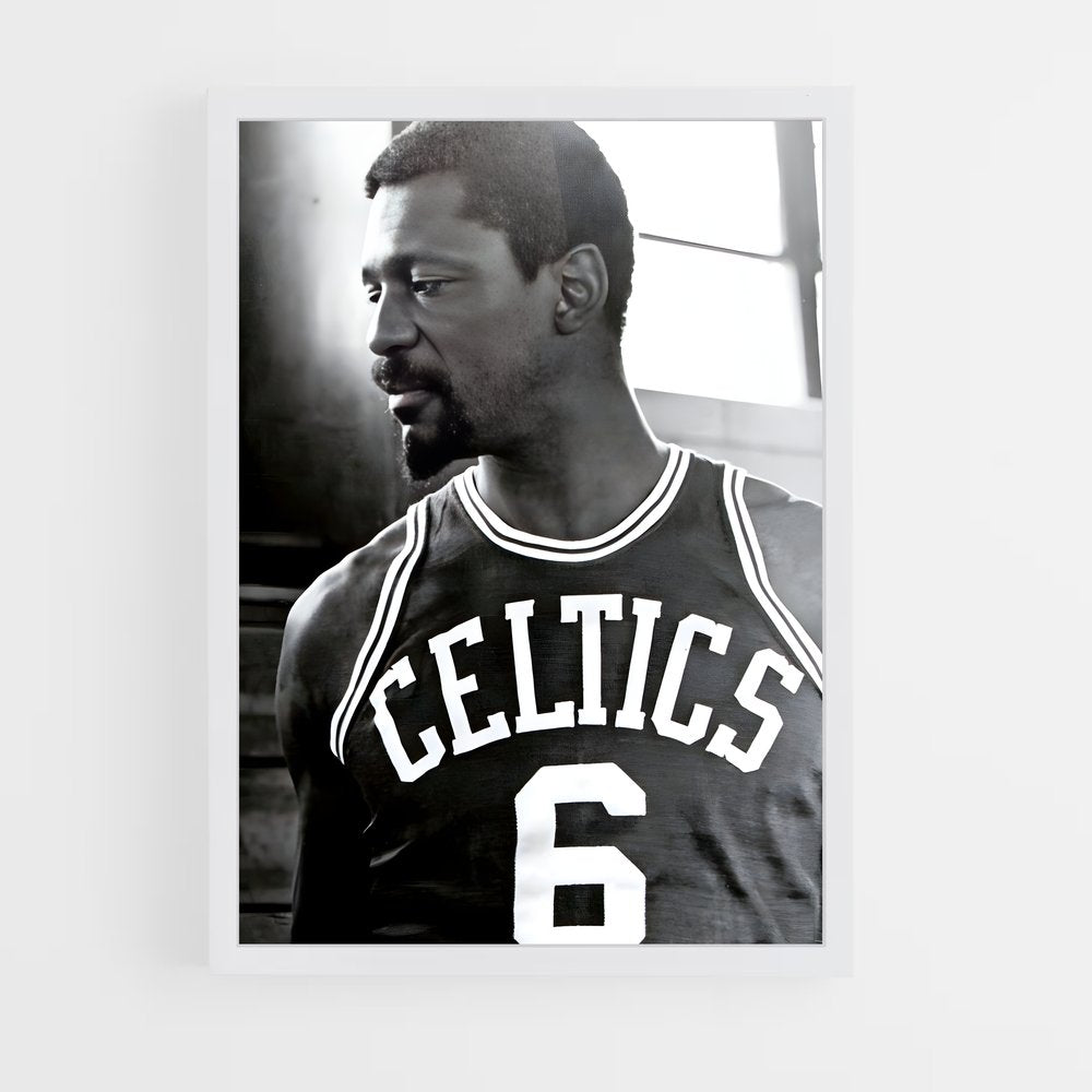 ap-bill russell-6 cadre Blanc