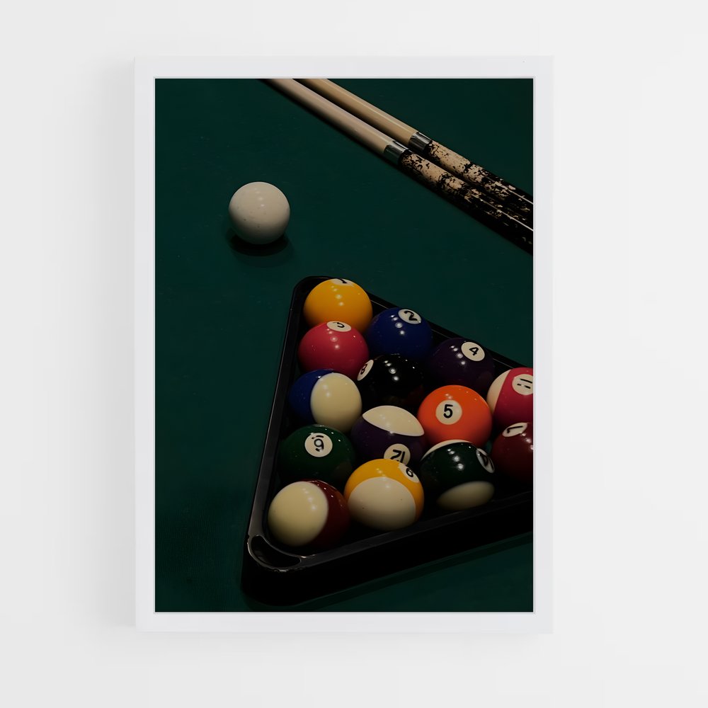 ap-billiard-4 cadre Blanc