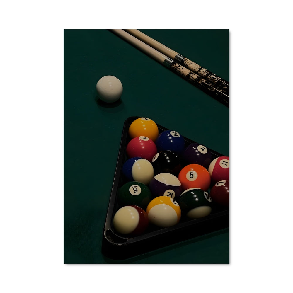 Poster Billard Épique
