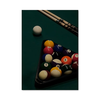 Poster Billard Épique